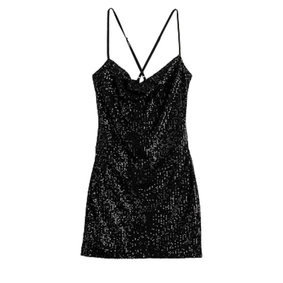 💚Speechless Sequin Mini Slip Bodycon Dress Sz Xl NWT - Picture 5 of 11